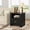 Black, variant on Catrimown 23 Inch Blue Nightstand with Storage Drawer, Wide Bedside End Table for Bedroom & Living Room