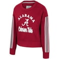thumbnail image 2 of Women's Colosseum  Crimson Alabama Crimson Tide Honeymoon Sweatshirt, 2 of 3