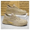 thumbnail image 6 of Men' Summer Breathable Non-Slip Work Sneakers -  Sports & Heavy-Duty Shoes Suitable for Outdoor,  Casual Wear - Low-Top Lace-Up with Cushioned Insole & Non-Slip Sole，, 6 of 6