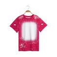 thumbnail image 2 of B91xZ T-Shirt Graphique Classique à Manches Courtes Col Rond pour Filles, Rose Vif 8-9 Ans, 2 of 3