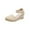 Beige, variant on Lovskoo 2024 Womens Espadrilles Wedge Sandals Platform Closed Toe Ankle Strap Lace Up Summer Shoes Black