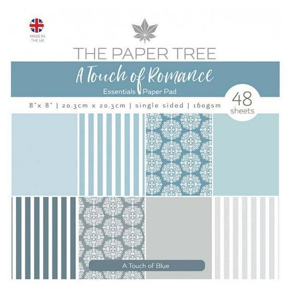 The Paper Tree A Touch of Romance 8x8 Essentials Pad - A Touch of Blue