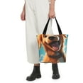 thumbnail image 4 of Kdxio Blue Sky Cute Dog Women Reusable Grocery Bags Foldable Ripstop,Reusable Shopping Bags for Shopping,Gym,Gift, 4 of 5