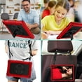 thumbnail image 6 of FIEWESEY for Walmart Onn 10.1 Inch Gen 3 2022 Tablet Case,Shockproof Kids Cover for Wlamrt Onn 10.1 Inch Gen 3 (Model:100071485 )Case With 360° Rotatable Kickstand Handle&Shoulder Strap(Red/Black), 6 of 6