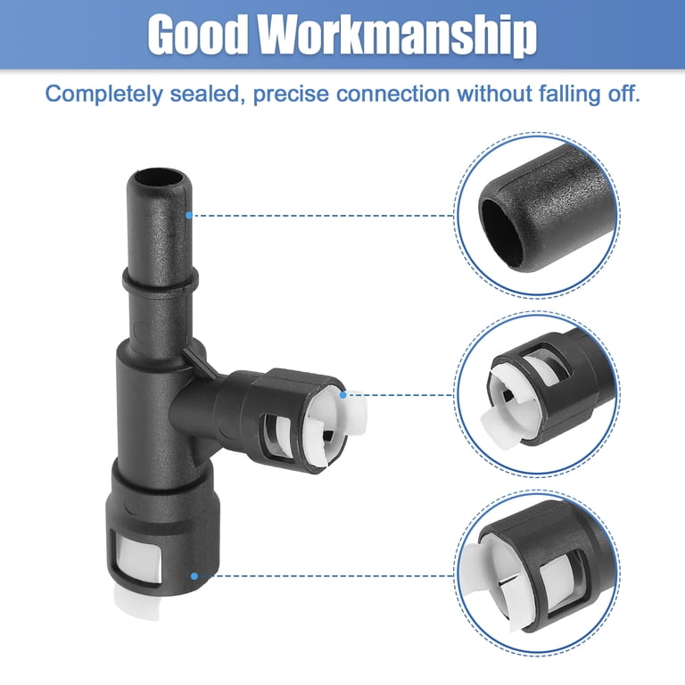 3 Way Connector Radiator 3 Way Heater Hose Connector Gunroil 2 Pack Car Heater Inlet Hose