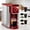Red, variant on Jesslyn 3 in 1 Single Serve Coffee Maker: Coffee Machine Compatible with K Cup Capsules & Grounds, Instant Coffee Pot, Tea Maker Brewer - Removable 50 oz Water Reservoir, 120V 1150W, Black
