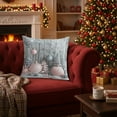 thumbnail image 4 of Under $5 Christmas Decorative Pillow Covers 18x18" Christmas Pillow Cover Sofa Decoration Pillow Cushion Cover Home Decors for Couch Bed Sofa Bedroom Living Room, 4 of 7