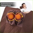 thumbnail image 3 of Recliners with Massage, Rocking & 5-Angle Adjustment | Walnut Brown | Cotton Fabric, 3 of 5
