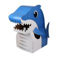 thumbnail image 1 of Children‘s Carton Toy Paper Blue Shark Can Wear DIY To Make Animal Carton, 1 of 1