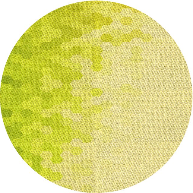 Ahgly Company Tapis Rond Lavable en Machine Intérieur Transitionnel Brun Doré Jaune, 4 Pieds Rond