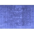 thumbnail image 1 of Ahgly Company Indoor Rectangle Persian Blue Traditional Area Rugs, 2' x 5', 1 of 4