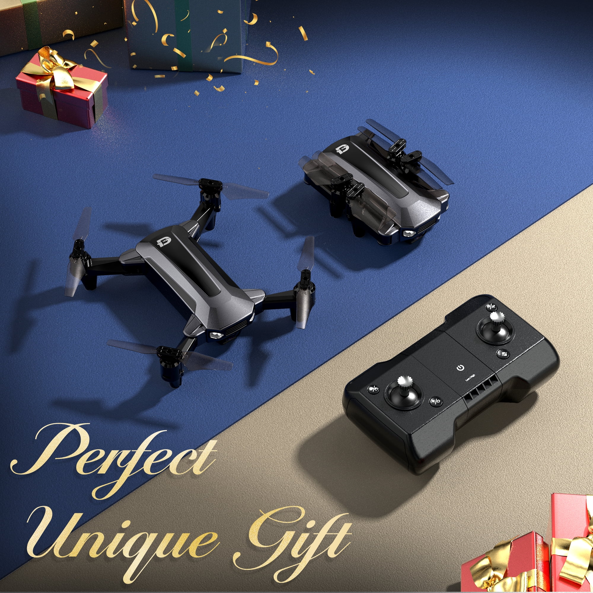 DEERC D40-BK D40 Drone 1080P Camera RC Quadcopter with Headless Mode