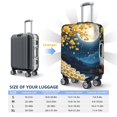 thumbnail image 4 of Hirioo Moonlit Golden Tree Peacock for Elasticity Suitcase Cover (No luggage Included) Durable Luggage Protector Fits 18-32 Inch Luggage-Medium, 4 of 7