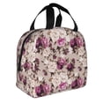 thumbnail image 2 of Sikiie Rose Flowers Lunch Bag for Women & Men Adult Insulated Lunch Box, Food Lunch Containers Lunch Tote Bags for Work, Travel, Outdoor, 2 of 8
