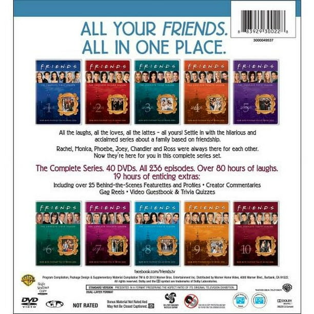 Friends: The Complete Series Collection (DVD) - Comedy TV Show Box
