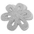 thumbnail image 1 of OUNONA 6Pcs Protective Felt Pan and Pot Protectors for Stacking Grey Sunflower Shape, 1 of 7
