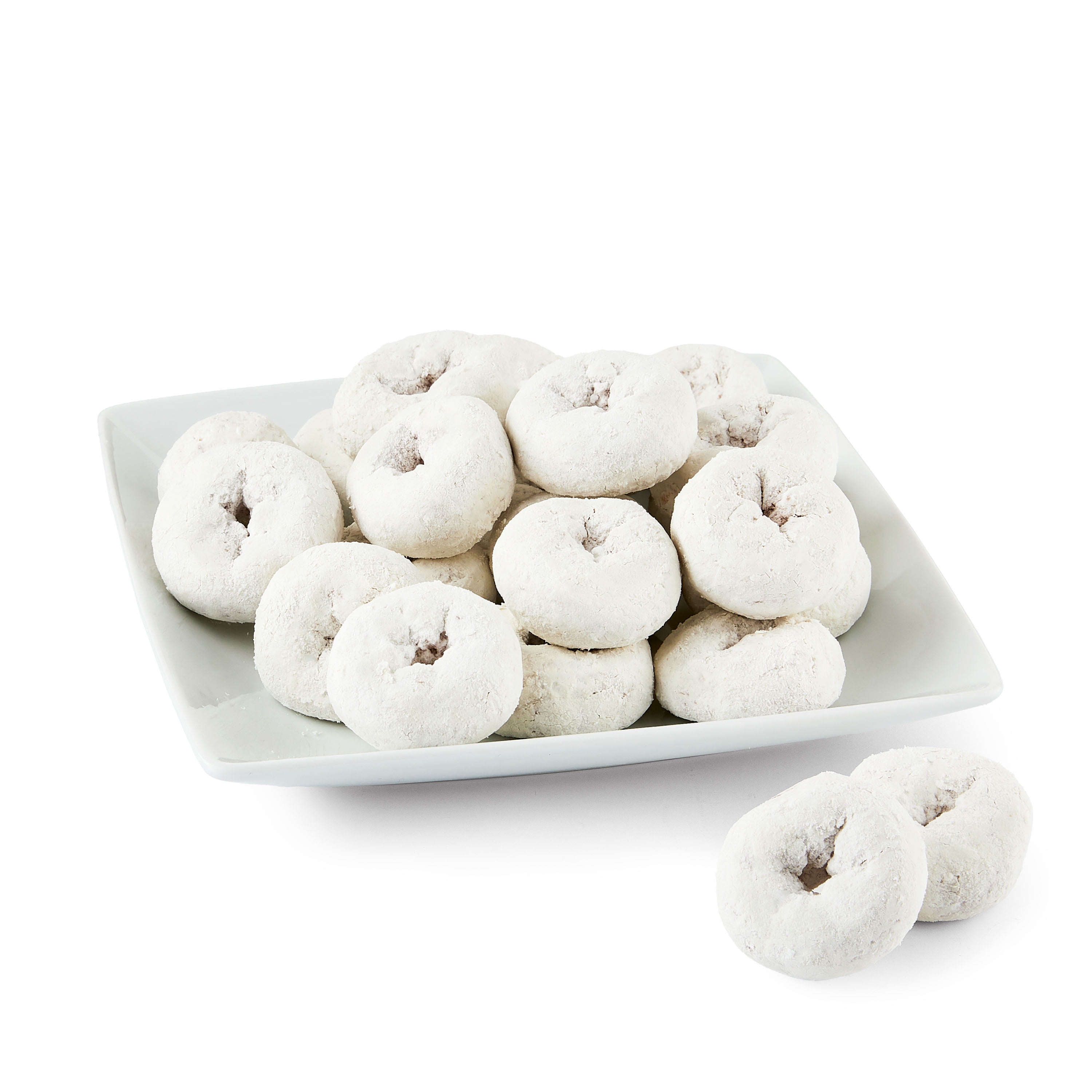 Freshness Guaranteed Powdered Sugar Mini Donuts, 14 oz Clamshell (Shelf Stable)