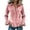 Pink, variant on Vintage Velvet Shirts for Women Ruffle Hem Button Down Blouse Trendy Elegant Party Daily Wear Tops