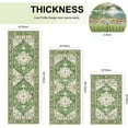 thumbnail image 2 of Boho Washable Kitchen Rugs Sets of 3, Non Slip Kitchen Mats for Floor with Rubber Backing, Waterproof & Stain Resistant Thick Carpet Runner Throw Rug for Kitchen, Laundry Room, Hallway, Green, 2 of 6