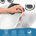 thumbnail image 5 of Yayeee Kitchen Curtains Tier Set of 2 Light Filtering 57"x24" Over Sink Window Panels, Cartoon Cat Paw, 5 of 7