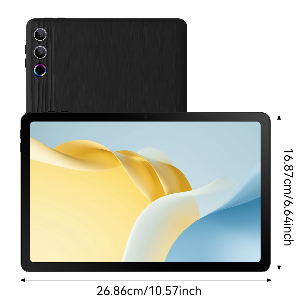 AEEZO 11.5 inch Tablet with Keyboard Mouse Stylus Pen, 30GB RAM 128GB ROM 2K HD Octa-Core, 8400mAh Battery WiFi 6 Tablet PC - Black
