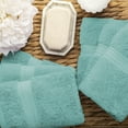 thumbnail image 4 of Premium Egyptian Cotton Highly Absorbent Assorted 6-Piece Plush Towel Set - 13" x 13", 4 of 6