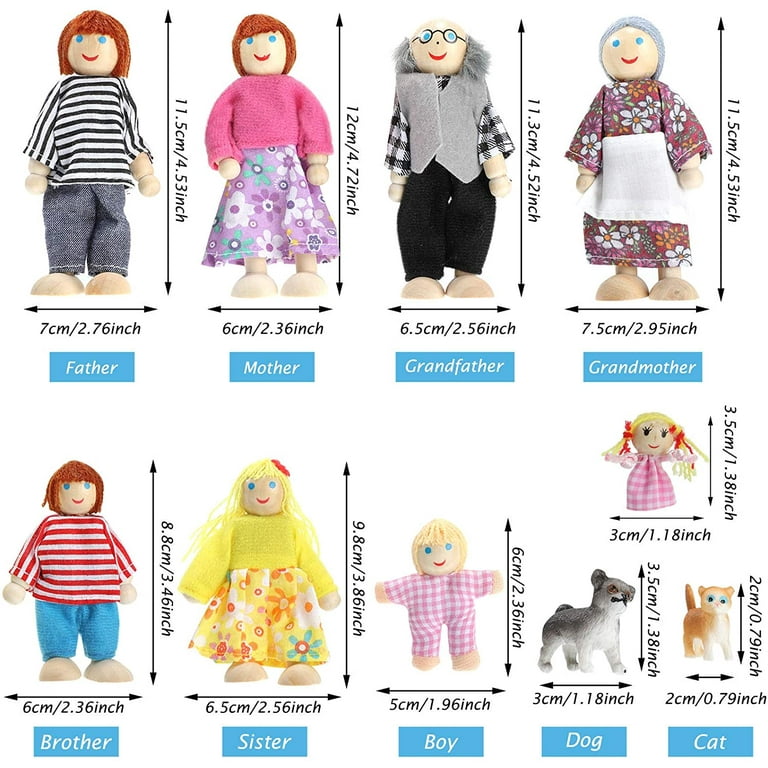 Dolls house best sale family figures