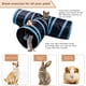 thumbnail image 4 of Túnel para gatos Juego para gatos, Túnel para conejos Túnel para mascotas Túnel arrugado de 3 vías Juguete de tubo plegable para gatos Conejos, perros, mascotas, con caña de pescar Juguete para gatos, 4 of 5