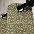 thumbnail image 3 of Ambesonne Leaves Grommet Curtain, Antique Leafy Branches, 50" x 84", Pale Brown and Khaki, 3 of 6