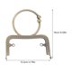 thumbnail image 2 of unbranded 4Ud Asas Fijas Para Bolsos Metalizadas Resistentes Y Fáciles De Instalar Con, 2 of 8