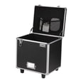 thumbnail image 2 of Portable File Storage Box with Lock & Telescopic Handle - 15.6x12.6x15 Inch Mobile Business Case for Office, Home, Hospital, Bank Use, 2 of 11