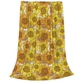 thumbnail image 2 of Pofeuu Sunflowers1 Print Ultra-Soft Micro Fleece Blanket,for Bed Or Sofa,All Season Throw Blankets Flannel Blanket-60"x50", 2 of 7