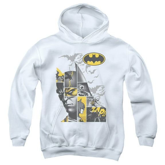 Batman Long Live Youth Pullover Hoodie Sweatshirt White