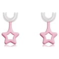 thumbnail image 1 of stanreset Brosse à Dents pour Bébé en Silicone Double Face 360 Degrés Brosse de Massage en Forme de U Gadgets pour Enfants Poignée de Dentition Réutilisable Rose P 2Ensemble, 1 of 6
