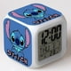 thumbnail image 4 of Disney Stitch Alarm Clocks Night Light Color Change 7 Led Desk Home Decor Anime Lilo&stitchs Stich Kids Cartoon Birthday Gift, 4 of 4