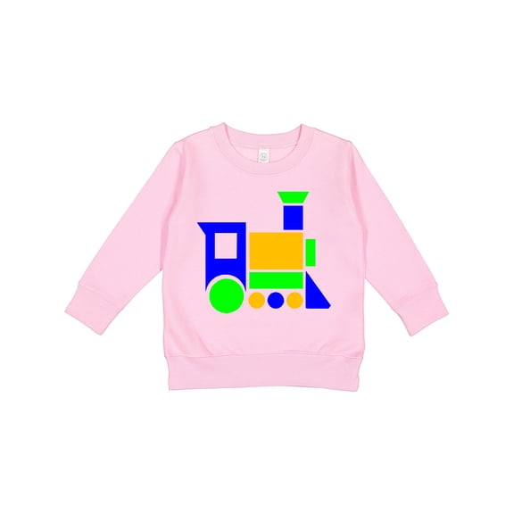 Inktastic Cute Colorful Train Toddler Sweatshirt