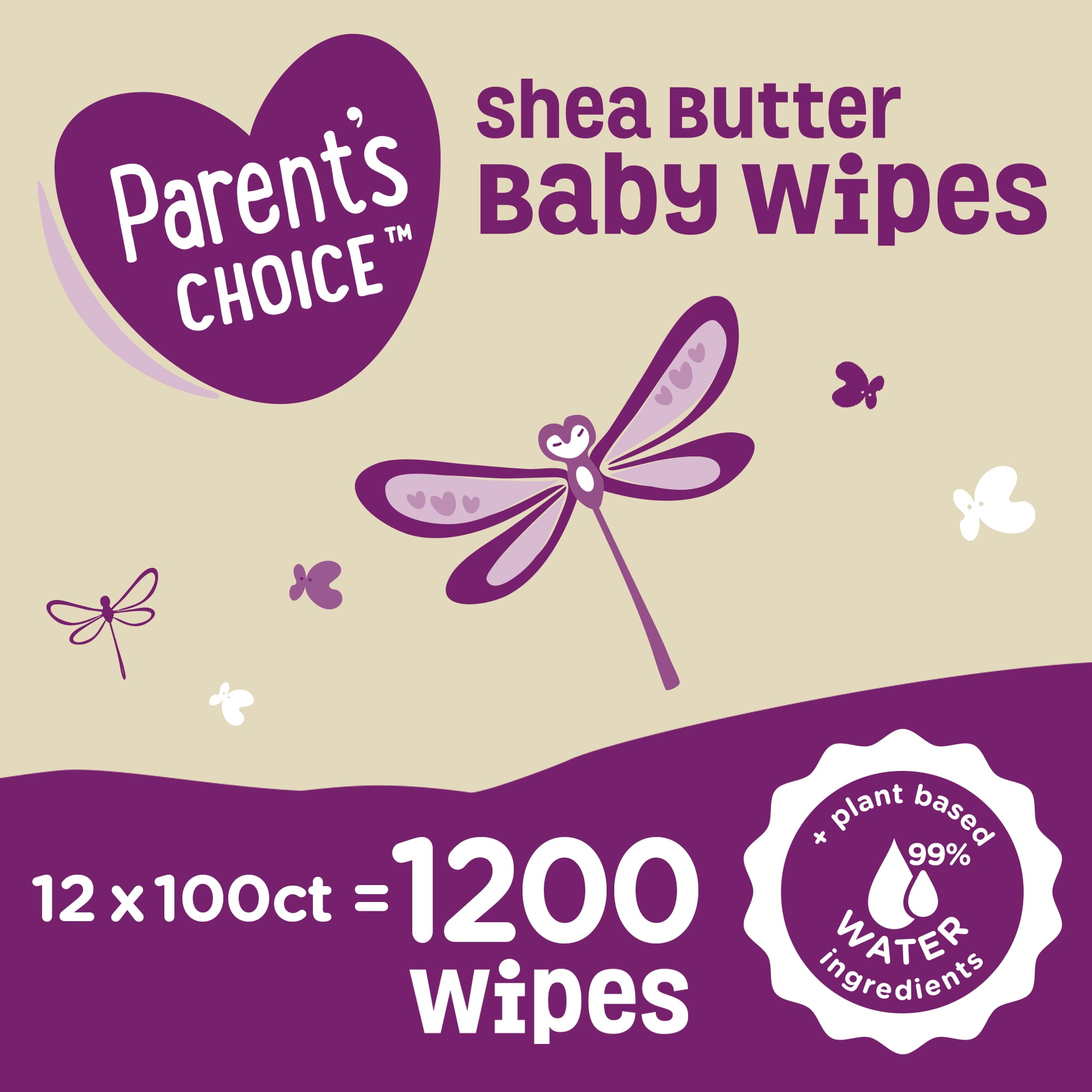 parents choice wipes shea butter