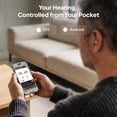 thumbnail image 5 of ELEHEAR Delight OTC Hearing Aids, In-Ear, Bluetooth 5.3, App Control, Mist White, 5 of 10