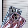 thumbnail image 4 of Funda para teléfono iPhone 13, diseño de burbujas onduladas con forma de agua, 4 of 7