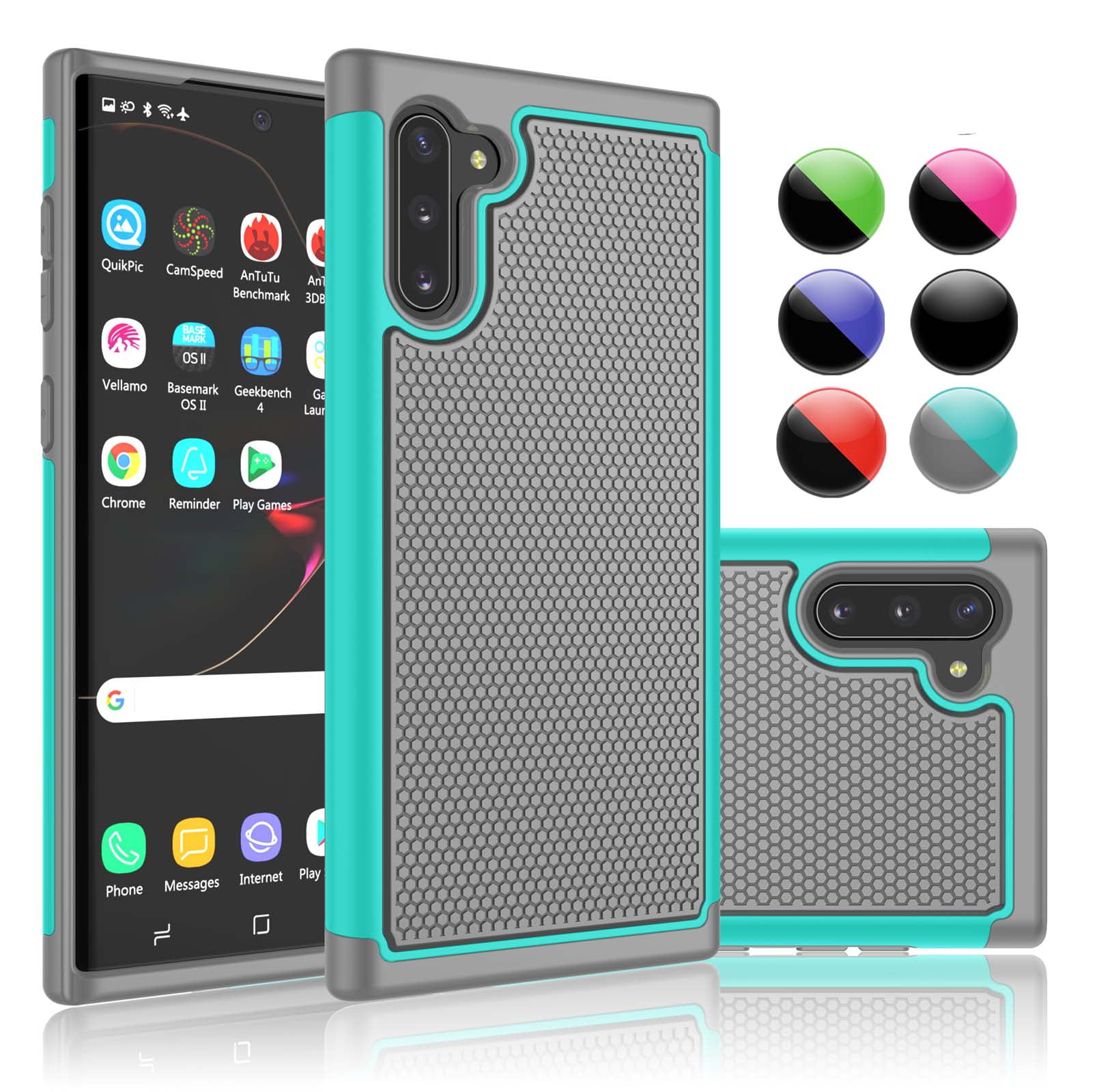 Galaxy Note 10 5G Cases, Case for Note 10 5.3", Njjex Shock Absorbing