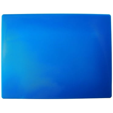 Winco Polyethylene Cutting Board, 1/2"H x 18"W x 24"D, Blue