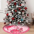 thumbnail image 5 of Valentine''s Day Decoration Christmas Tree Skirt Decor for Holiday Party Mat, New Year Festive Decoration 48 in, 5 of 6