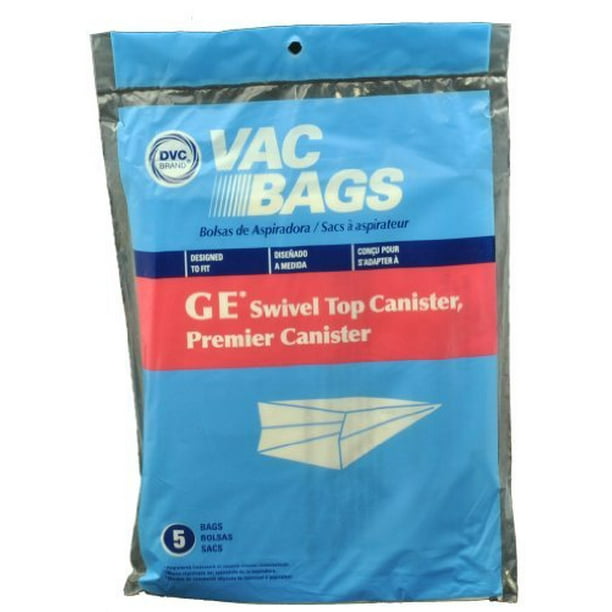 GE Swivel Top Canister Vacuum Cleaner Bags, DVC Replacement Brand, designed  to f