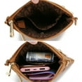 thumbnail image 3 of MKF Collection Andrea Women's Crossbody Bag, Chic Crossover Purse Handbag by Mia K - Tan, 3 of 9