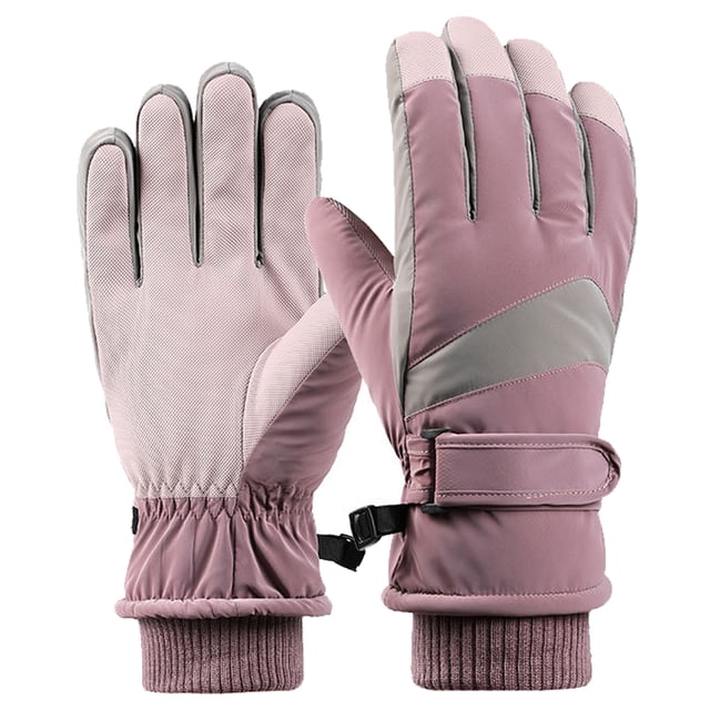 Waterproof & Windproof Winter, Touchscreen Thermal Gloves for Cold Weather, Ski Snowboard Work Gloves with