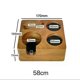 thumbnail image 3 of 6 Hole Espresso Tamper Holder Puck Screen Dosing Ring Wooden Coffee Tamper Station Base Espresso Tamper Mat Stand fit 51/54/58mm, 3 of 5