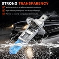 thumbnail image 2 of H1 Halogen Headlight Bulb Fog lights 12V 100W White 4200K, 64150 12258 Light bulbs Headlamp Replacement Super Bright, 2 of 8