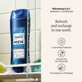 thumbnail image 2 of Suave Men Ocean Charge 2-in-1 Refreshing Shampoo & Conditioner with Pro Vitamin B5, 12.6 FL OZ, 2 of 9
