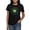 Black, variant on CafePress - Lucky Charm [Shamrock] Women's Dark T Shirt - Women's Traditional Fit Dark T-Shirt