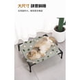 thumbnail image 5 of Indoor Outdoor Elevated Pet Bed, Lightweight Raised Frame Pet Cot Bed for Small Sized Dogs and Cats ,N14 Pink, 5 of 9